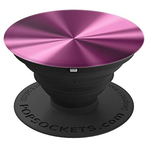 Magenta Blue Anisotropic Geometric Abstract Art Pop Socket PopSockets Grip and Stand for Phones and Tablets