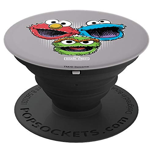 Sesame Street Halftone Heads PopSockets Grip and Stand for Phones and Tablets