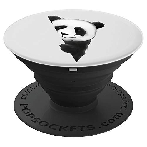 Funky Stylish Cute Panda Love Panda Bear PopSockets Grip and Stand for Phones and Tablets