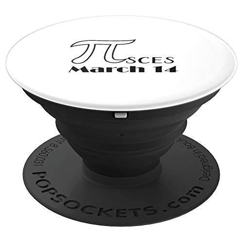 Pisces March 14 Pi Day Birthday, 3.14 Pi Bday Celebration PopSockets Grip and Stand for Phones and Tablets