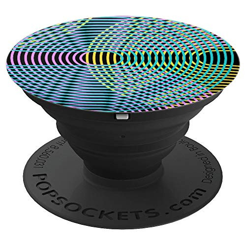 Geometric Modern Art Pattern PopSockets Grip and Stand for Phones and Tablets
