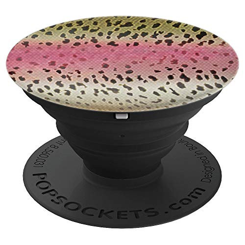 Rainbow Trout Art PopSockets Grip and Stand for Phones and Tablets
