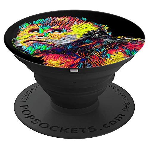 Capuchin Monkey Colored PopSockets Grip and Stand for Phones and Tablets Capuchin Monkey Colored PopSockets Grip and Stand for Phones and Tablets