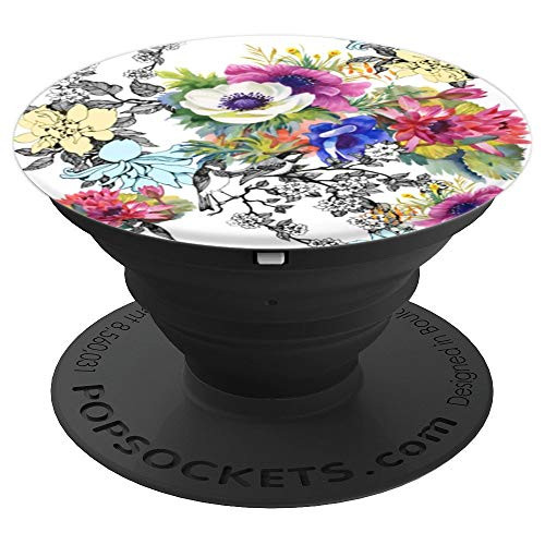 Chic & Elegant Floral Design 16 PopSockets Grip and Stand for Phones and Tablets