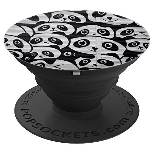 Panda Graffiti Wall Street Art PopSockets Grip and Stand for Phones and Tablets