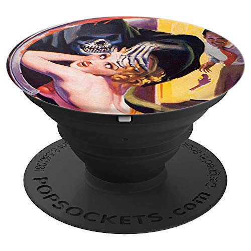 Skeleton Skull Horror Movie Art Pin Up Girl-Sexy Blonde PopSockets Grip and Stand for Phones and Tablets Skeleton Skull Horror Movie Art Pin Up Girl-Sexy Blonde PopSockets Grip and Stand for Phones and Tablets