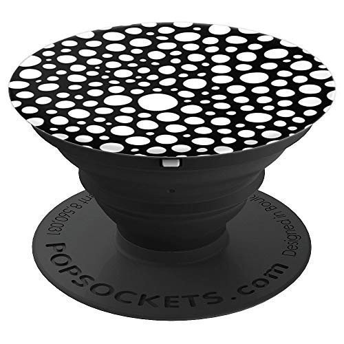 Monochrome Geometric Pattern 17 PopSockets Grip and Stand for Phones and Tablets