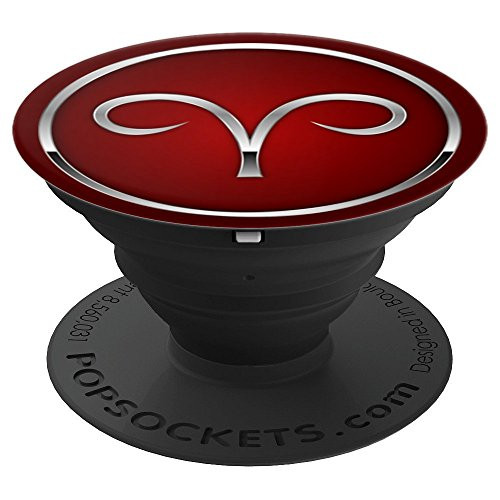 Signs of The Zodiac Aries March 21 - April 19 PopSockets Grip and Stand for Phones and Tablets
