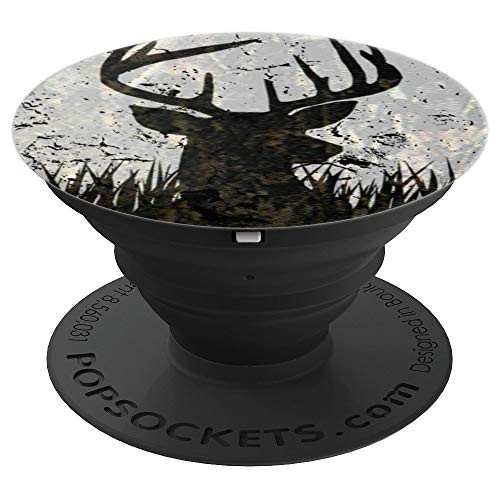 Buck Deer Hunting Camouflage design deer head PopSockets Grip and Stand for Phones and Tablets Buck Deer Hunting Camouflage design deer head PopSockets Grip and Stand for Phones and Tablets