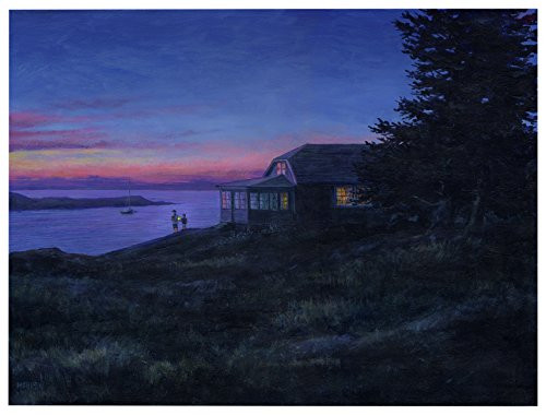 Trademark Fine Art Night Light by John Morrow, 18x24-Inch Canvas Wall Art Trademark Fine Art Night Light by John Morrow, 18x24-Inch Canvas Wall Art