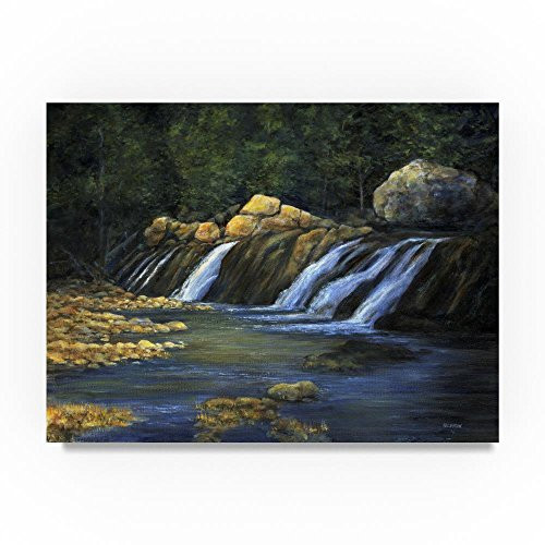 Trademark Fine Art Light on the Rocks by John Morrow, 18x24-Inch Canvas Wall Art Trademark Fine Art Light on the Rocks by John Morrow, 18x24-Inch Canvas Wall Art