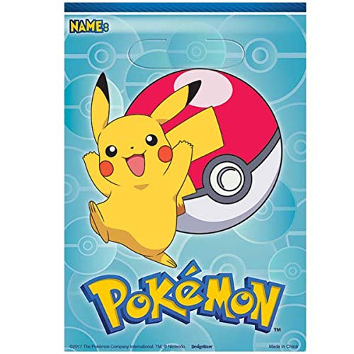 Pokemon Folded Loot Bag, Party Favor, 48 Ct.
