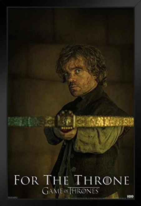 Pyramid America Game of Thrones for The Throne Tyrion Lannister Black Wood Framed Art Poster 14x20 Pyramid America Game of Thrones for The Throne Tyrion Lannister Black Wood Framed Art Poster 14x20