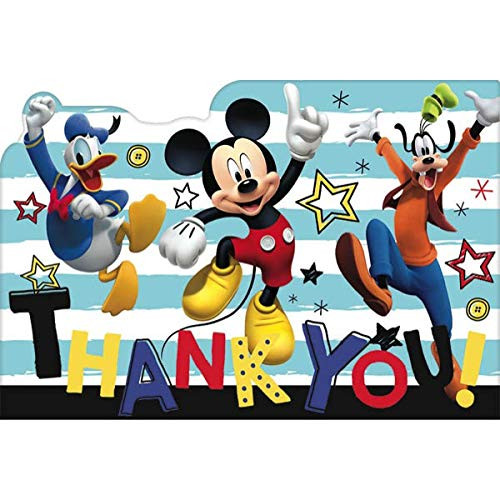 Disney©"Mickey on the Go""Thank You" Postcard, Party Favor, 48 Ct. Disney©"Mickey on the Go""Thank You" Postcard, Party Favor, 48 Ct.