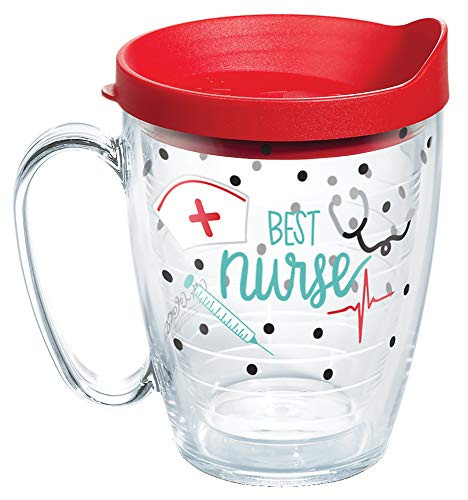 Tervis Coton Colors - Nurse Insulated Tumbler, 16oz - Mug, Clear - Tritan