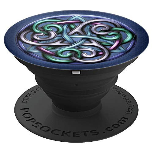 Celtic Knot Triskele Triquetra PopSockets Grip and Stand for Phones and Tablets