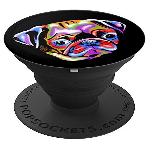 Pug Cool Pop Art Dog PopSockets Grip and Stand for Phones and Tablets Pug Cool Pop Art Dog PopSockets Grip and Stand for Phones and Tablets