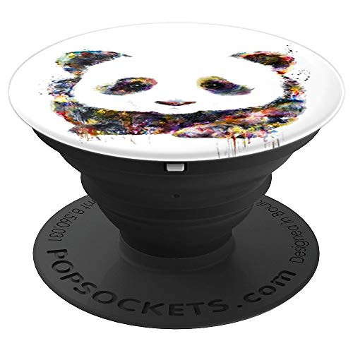 Cute looking at you little panda PopSockets Grip and Stand for Phones and Tablets