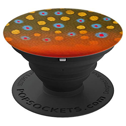 Brook Trout Art PopSockets Grip and Stand for Phones and Tablets