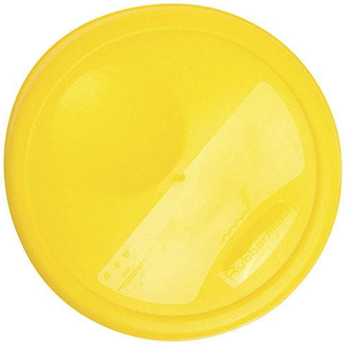 Rubbermaid 6 and 8 qt Yellow Plastic Lid - 10"Dia