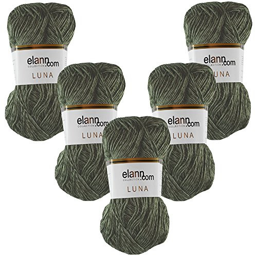 elann Luna Yarn | 5 Ball Bag | 5039 Cypress Shimmer