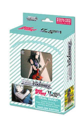 Weiss Schwarz: Bang Dream Raise a Suilen Character Card Game English Trial Deck Plus Collection Anime Art