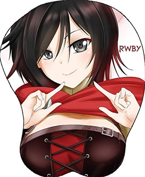 WallScrollPosters RWBY Anime Featuring Sexy Ruby Rose Breast Boob Oppai Mouse pad