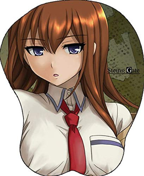WallScrollPosters Steins Gate Anime Featuring Sexy Makise Kurisu Breast Boob Oppai Mouse pad