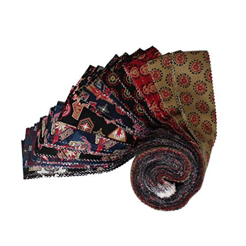 Eugene Textiles Captain Marvel 2.5'' Strips 40 Pcs, Multi Each