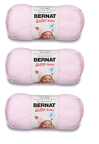 Bernat 166030-2001 Softee Baby Yarn - Solids - Pink