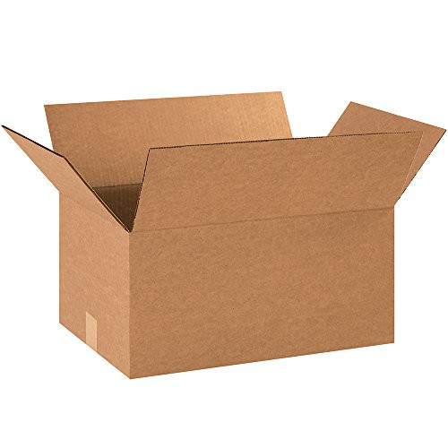 Aviditi 18129R Corrugated Cardboard Box 18" L x 12" W x 9" H, Kraft, for Shipping, Packing and Moving (Pack of 25)