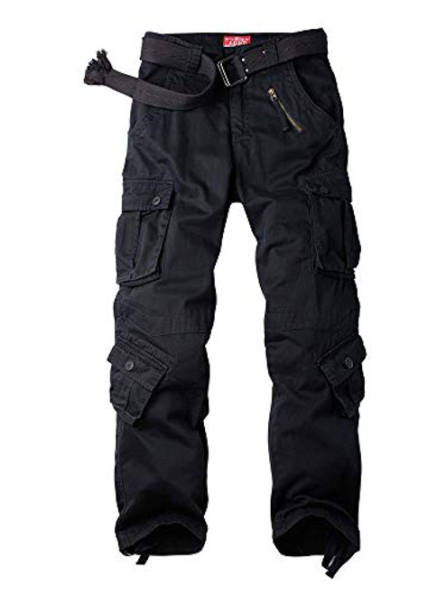 Women's Tactical Pants, Cotton Casual Cargo Work Pants Military Army Combat Trousers 8 Pockets,Black,29(US 8) Women's Tactical Pants, Cotton Casual Cargo Work Pants Military Army Combat Trousers 8 Pockets,Black,29(US 8)
