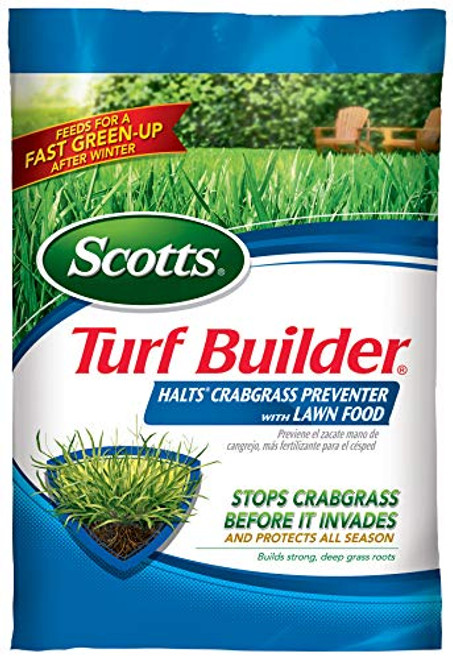 Scotts Turf Builder Halts Crabgrass Preventer with Lawn Food, 5,000 sq. ft. Scotts Turf Builder Halts Crabgrass Preventer with Lawn Food, 5,000 sq. ft.