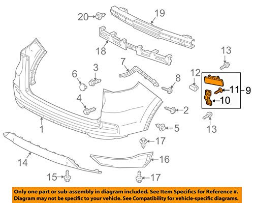 Honda Genuine Reflector, L- RR-