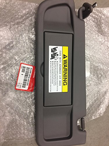 Honda Genuine 83280-SNA-A01ZA Sun Visor Assembly, Left, Atlas Gray