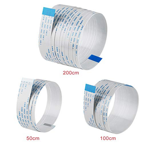 3pcs Raspberry Pi Camera Cable 15Pin FFC Cable for Raspberry Pi Camera,19.69inch 39.37inch 78.74 inchRibbon Flex Extension Cable for Raspberry Pi 4B 3B+ 3B 2B+ 2B+