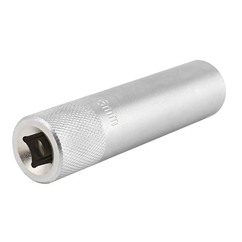 8MILELAKE 3/8 Inches Square Drive 12-Point Thin Wall Spark Plug Socket 90mm Length (16mm)