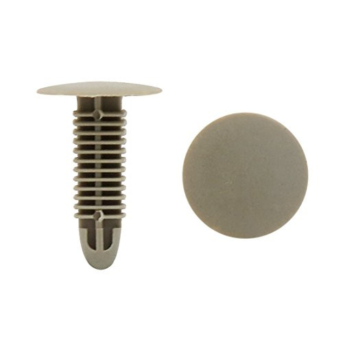 uxcell 100Pcs 8mm x 8mm Hole Dia Plastic Car Rivets Fastener Fender Bumper Push Clips