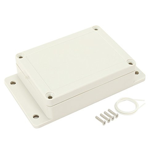 uxcell 4.53 inches x 3.35 inches x 1.37 inches 115mmx85mmx35mm ABS Junction Box Universal Electric Project Enclosure w Fixed Ear