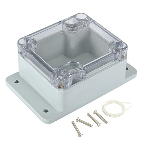 uxcell 2.5"x2.3"x1.4"(63mmx58mmx35mm) ABS Junction Box Universal Project Enclosure W PC Transparent Cover