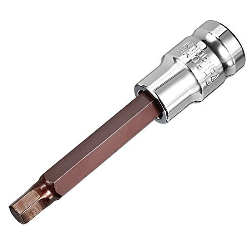 uxcell 1/2" Drive x 8mm Hex Bit Socket, Standard Metric, S2 and Cr-V Steel