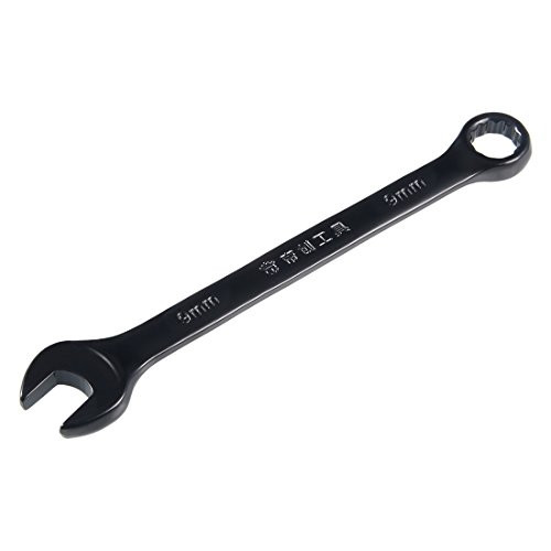 uxcell Metric 9mm 12-Point Ratcheting Combination Wrench Box Open End Chrome Finish, Cr-V