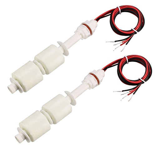 uxcell PP Float Switch for Water Pump Tank Liquid Water Level Control Sensor M10 115mm Length 2pcs