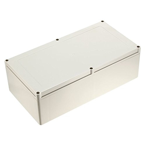 uxcell 325x170x103mm Electronic Waterproof IP65 Sealed ABS Plastic DIY Junction Box Enclosure Case Gray