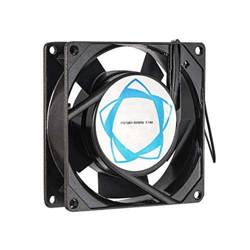 uxcell Cooling Fan 92mm x 92mm x 25mm SF9225AT AC 110V/120V 0.14A Dual Ball Bearings