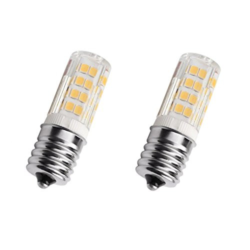 E17 LED Bulb 4 Watt Microwave Oven Light, AC110-130V,Warm White 3000K dimmable (Pack of 2)