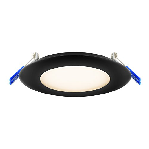 DALS Lighting 7004-BK 4" Round Pro LED Recess Panel Light 4", Black