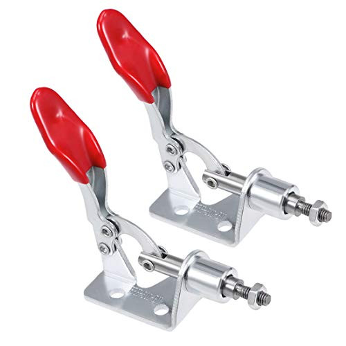 uxcell Toggle Clamp 45kg 99lbs Holding Capacity 16.7mm Stroke Push Pull Action Hand Tool BRH-301-BM 2Pcs