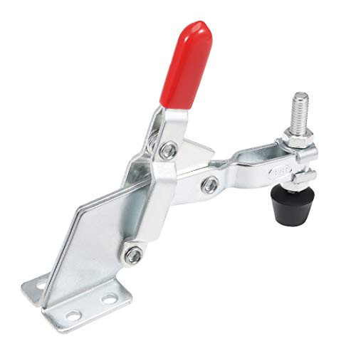 uxcell Toggle Clamp BRH-101-B Vertical Quick-Release Hand Tool 185Kg/407Lbs Capacity