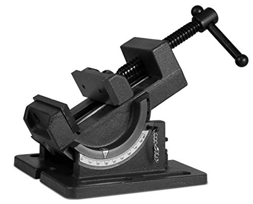 WEN 433TV 3.25-Inch Industrial Strength Benchtop and Drill Press Tilting Angle Vise